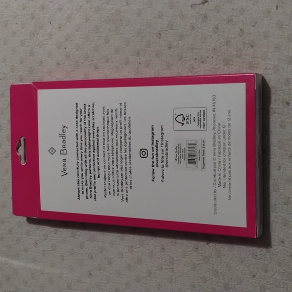 NIB Vera Bradley iphone 6+/7+ phone case - Picture 4 of 5